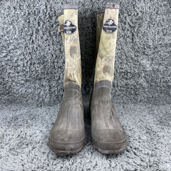 Winchester Series Pro Line Rubber Camo Boots Men's 8 Thinsulate 200 grams - Picture 8 of 10